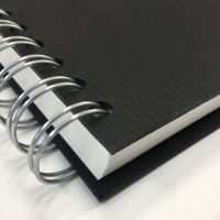 Medium Square Euro Sketchbook, Black Microline Cover