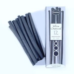 DACHSP 12x Scene Painters Sticks Charcoal