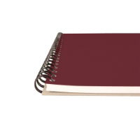 Seawhite A3 Portrait Classic Wire-o Sketchbook - Burgundy_Edge