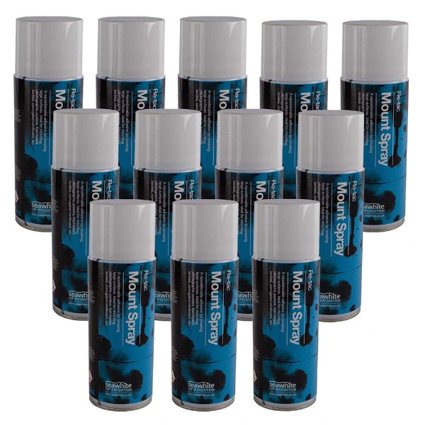 Seawhite Re-Tac Mount Spray, 400ml, pack of 12 SPM412