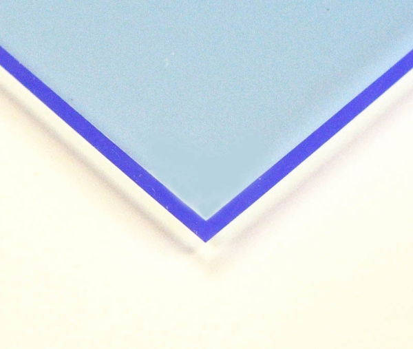 Neptune Blue 3mm Fluorescent Acrylis Sheet A4 ACR3FBLA4