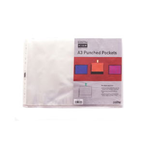 A3 PP Landscape Display Sleeves, Pack of 10