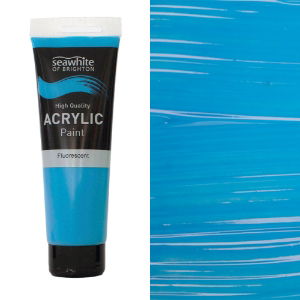 250ml Acrylic Paint Fluro Blue