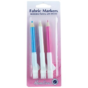 3pk Dressmaker's Pencils - Pink/Blue/White FTPD