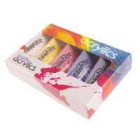 Seawhite Starter Acrylic Paint Set 75ml Tubes PTAC75